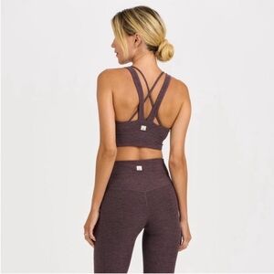 Vuori Women’s Heather Purple Elevation Sports Bra Small